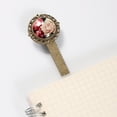 thumbnail image 3 of Peony Elegant Lace Bookmark in Antique Bronze for Bookworms and Literature Lovers, 3 of 5