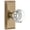 Gold, variant on Grandeur Favchm_Sp_Prv_234_Cs Chambord Crystal Solid Brass Privacy Door Knob Set - Brass
