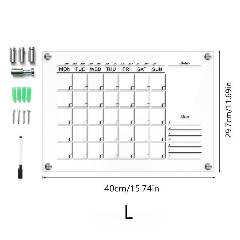 Reusable Calendar Whiteboard Weekly Planner Acrylic Dry Erase Calendar reusable-calendar-whiteboard-weekly-planner-acrylic-dry-erase-calendar