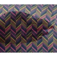 thumbnail image 4 of oneOone Viscose Chiffon Fabric Herringbone Geometric Printed Craft Fabric BTY 42 Inch Wide, 4 of 4