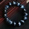 thumbnail image 5 of RSAMD High Quality Natural Stone Blue Tiger Eye Bracelet For Men Round BeadsBracelet-Blue 8mm, 5 of 7