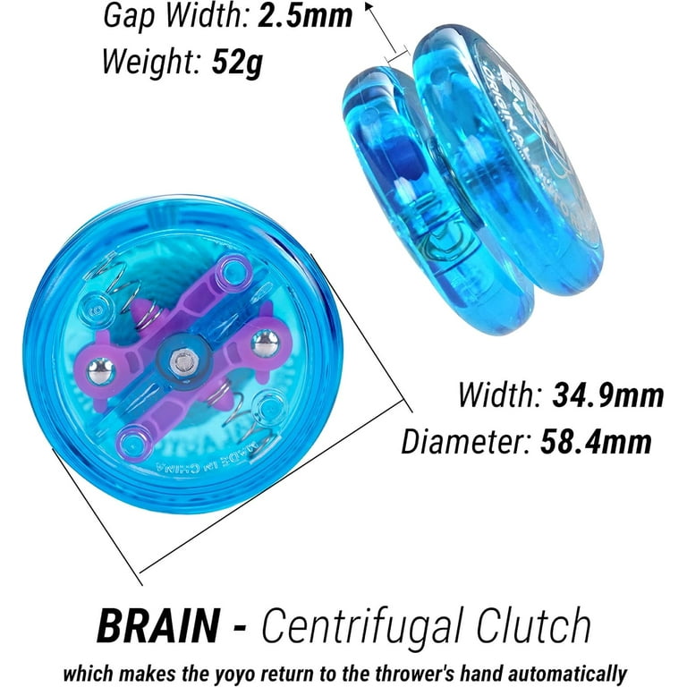 Yomega Professional Yo-Yo Toy Set for Kids, Fireball & Brain