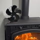 thumbnail image 5 of Quemador ecológico de 5 , circulación de aire calentado, distribución silenciosa, ventilador de estufa de leña para chimenea, quemador de madera negro BLESIY Ventilador de aspas para chimenea, 5 of 6