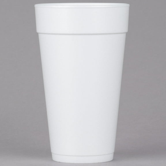 Dart 20J16 20 Oz. White Foam Cup - 500/Case