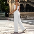 thumbnail image 7 of VBVC Women's 2 Piece Y2K Drawstring Sweatsuit Sets,Spaghetti Strap Top and Wide Leg Pants For Women,Ladies Going Out Lounge Outfits with Pockets,Gray,S-2XL, 7 of 7