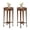 Cherry, variant on Home Square Oval Accent Table in Plantation Cherry - Set of 2
