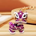 thumbnail image 6 of Almencla Chinese Dance Lion Keychain Bag Pendant Toy Chinese Traditional Dance Lion Key Chain for Backpack Handbag Women Neighbors Men, 6 of 8
