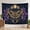 C, variant on XaaKee Bedroom Tapestry, Gilded Celestial Moth Artwork And Sky Map, High-Quality Polyester, Large Wall Tapestry, 60x40Inch