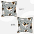 thumbnail image 3 of Kll Funny Beagle Active Dog Decorative Throw Pillow Covers Velvet Soft For Couch Sofa Bedroom Living Room Outdoor -18"X18", 3 of 8