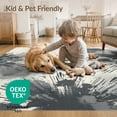 thumbnail image 4 of ODIKA Entryway Smoky Freeform Motif Decorative Throw Dorm Terraze Entry Pet Friendly & Kids Safe Play for Playroom, Bedroom, Reading Nook, 4 of 7