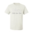 thumbnail image 2 of Wild Bobby, Faith.Hope.Love Heart Beat, Inspirational/Christian, Men Graphic Tee, White, Medium, 2 of 4
