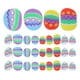 thumbnail image 1 of 10 paquetes de cuentas espaciadoras de arcilla polimérica con forma de huevo de Pascua, hechas a mano, para joyería, pulseras y accesorios, 1 of 7