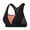 Black - blackpeach, variant on Reebok Womens Hero Racer Sports Bra, Black, XX-Small