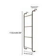 thumbnail image 3 of Over the Door Towel Rack-Bathroom or Shower Door Home Basics 4-Tier Iron Over the Door Towel Rack, 3 of 13