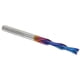 thumbnail image 5 of Fresa de flauta, Fresa de 2 flautas Fresa chapada en azul Cortador de acero de tungsteno Diseño de clase mundial, 5 of 10
