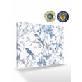 thumbnail image 2 of White Blue Spring Floral Wall Art for Living Room,Canvas Picture Wall Decor for Bathroom Bedroom,Summer Birds Botanical Painting Artwork for Office Kitchen Hallway Dining Room Home Decor 12"x16", 2 of 8