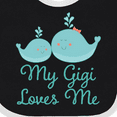 thumbnail image 4 of Inktastic My Gigi Loves Me Boys or Girls Baby Bib, 4 of 4