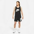 thumbnail image 2 of Nike Men's Sportswear Icon Futura Tank Top (Black/White, L), 2 of 3