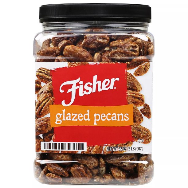 Fisher Fresh Glazed Pecans Jar, 32 oz