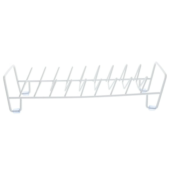 WHAMVOX White Iron Dish Drying Rack for Home Use with Space Saving Design and Stylish Appearance