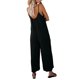 thumbnail image 3 of Mono Para Mujer Cuello Barco Sin Mangas Sling Playsuits Pantalones De Pierna Ancha De Una Pieza XBTCLXEBCO Negro;XXL, 3 of 4