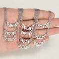 thumbnail image 4 of Uinagy Butterfly Number Necklace Silver, 4 of 6