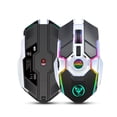 thumbnail image 4 of Mistaha HXSJ T30 Souris Sans Fil avec 5 Modes de Lumière RGB et DPI Réglable - Pile Lithium Rechargeable - Noir, 4 of 6