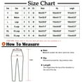 thumbnail image 3 of CFLVAEK Flare Bootcut Pants for Plus Size Women Comfy Button Cotton Linen Trousers Smocked High Waist Office Slacks Casual Full Length Solid Pant Green 3XL, 3 of 8
