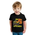 thumbnail image 3 of 5th Birthday Truck Theme Tstars T-Shirt - Perfect Gift for 5 Year Old Boys - Kids' Fun Themed Birthday Apparel - Unique Truck Design Tee for Five Year Old Celebrations, 3 of 6