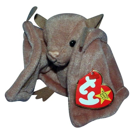 Batty the Bat (Brown Version Pink Nose) - Ty Beanie Babies