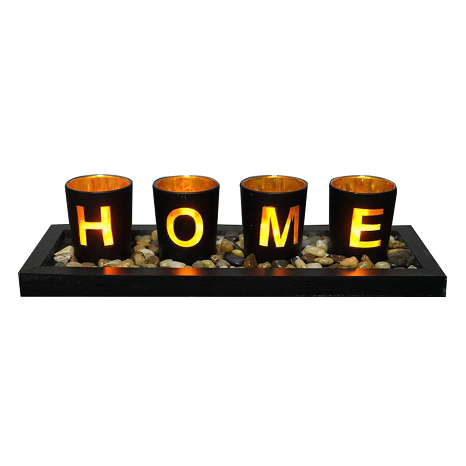 Candle Holder Tea Light Candlestick Table Centerpiece Living Room Home