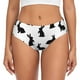 thumbnail image 1 of Fotbe Black Rabbit Calzones Estampados para Mujer – Ropa Interior de Algodón, Cómoda, Suave y Elástica-Medium, 1 of 6