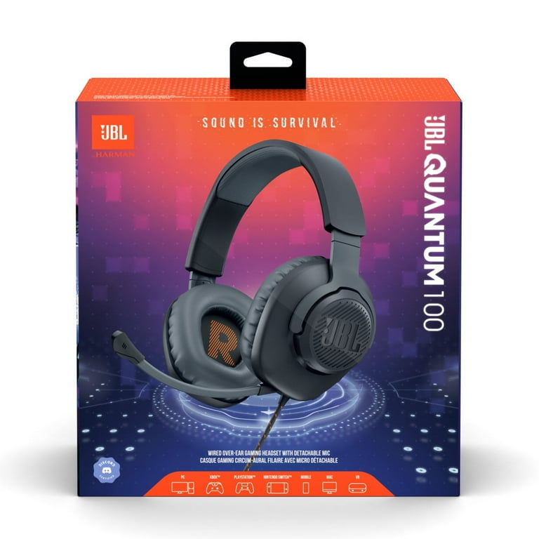 JBL Quantum 100 - Wired over-ear gaming headset with flip-up JBL Quantum 100 - Wired over-ear gaming headset with flip-up