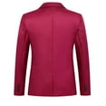 thumbnail image 3 of Yaltungu Plus Size Blazer for Men Button Dress Jackets Slim Elegant Casual Business Suit for Prom Dinner Party, 3 of 3