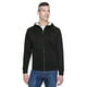 thumbnail image 1 of Sudadera de forro polar con cremallera completa y forro térmico para adultos Rugged Wear BLACK/ HTHR ultraclub 8463, 1 of 1