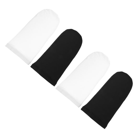 4 Pcs Hair Care Long Tail Cap Braided Hat Headwrap Caps Satin Silk Bonnet Headband Sleeping Dreadlock Miss Men Women