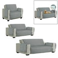 thumbnail image 5 of Non-Slip Sofa Cover for Couch, Waterproof Sofa Slipcover Cover 2 Cushion Couch Furniture Protector for Pets Kids Dog Cat, 68"/Sofa, Gray, 5 of 6