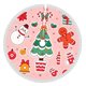 thumbnail image 1 of Faldas para árbol de Navidad de 30 pulgadas con texto "Merry Christmas", tapete para árbol de Navidad para vacaciones de invierno, falda para árbol de Navidad para decoraciones navideñas rústicas, 1 of 8
