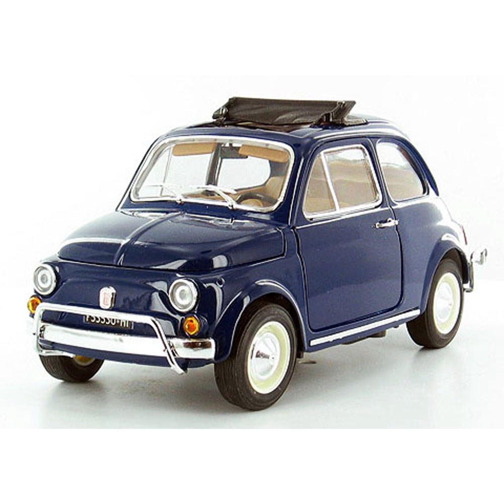 1968 Fiat 500 L, Blue Bburago 12035 1/18 scale Diecast Model Toy