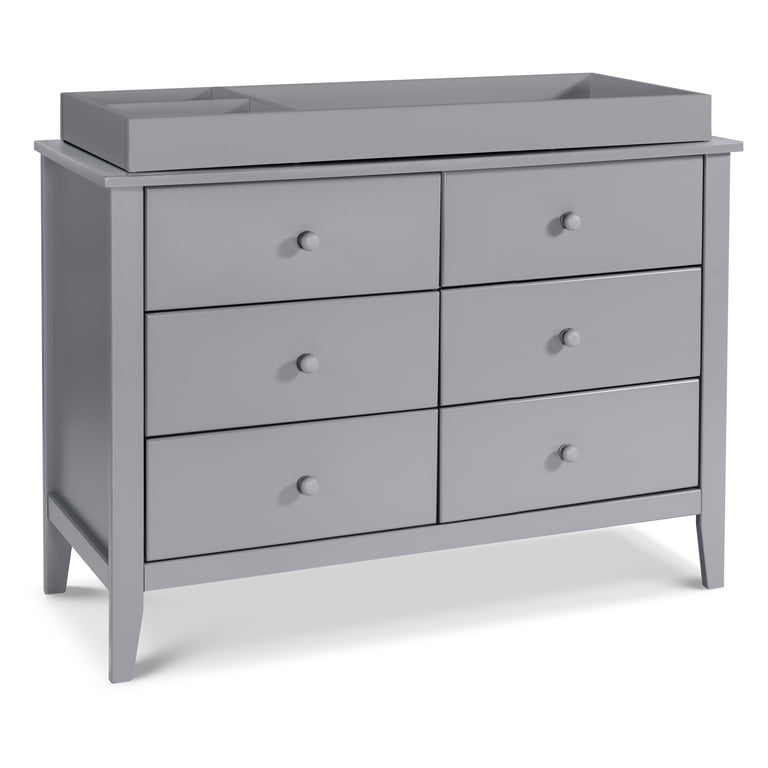 davinci grey dresser Carter's by DaVinci Nolan 6-Drawer Dresser in Grey
