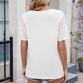 thumbnail image 6 of Summer Tops for Women 2025 Vacation Trendy Womens Plus Size T Shirts Loose Fit Summer Clothes for Women 2025 Vacation Cruise Petite, 6 of 7