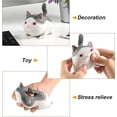 thumbnail image 2 of Juguete esponjoso HUOGUO Angry Cat para aliviar el estrés, color gris, 2 of 5