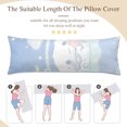 thumbnail image 5 of Hello Kitty Anime Body Pillow Cover Ultra Soft Microfiber Pillowcases with Hidden Zipper Closure 20x60inch, 5 of 5