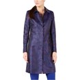 thumbnail image 1 of Anne Klein Womens Jacquard Coat, Blue, 4, 1 of 1