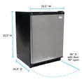thumbnail image 2 of Avanti 5.2 cu. ft. Compact Refrigerator, in Stainless Steel (AR52T3SB), 2 of 10