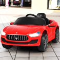 thumbnail image 5 of Topbuy RC Télécommande Enfants Ride-on Voiture Maserati sous Licence 12V W / Led Lumières MP3 Rouge, 5 of 5