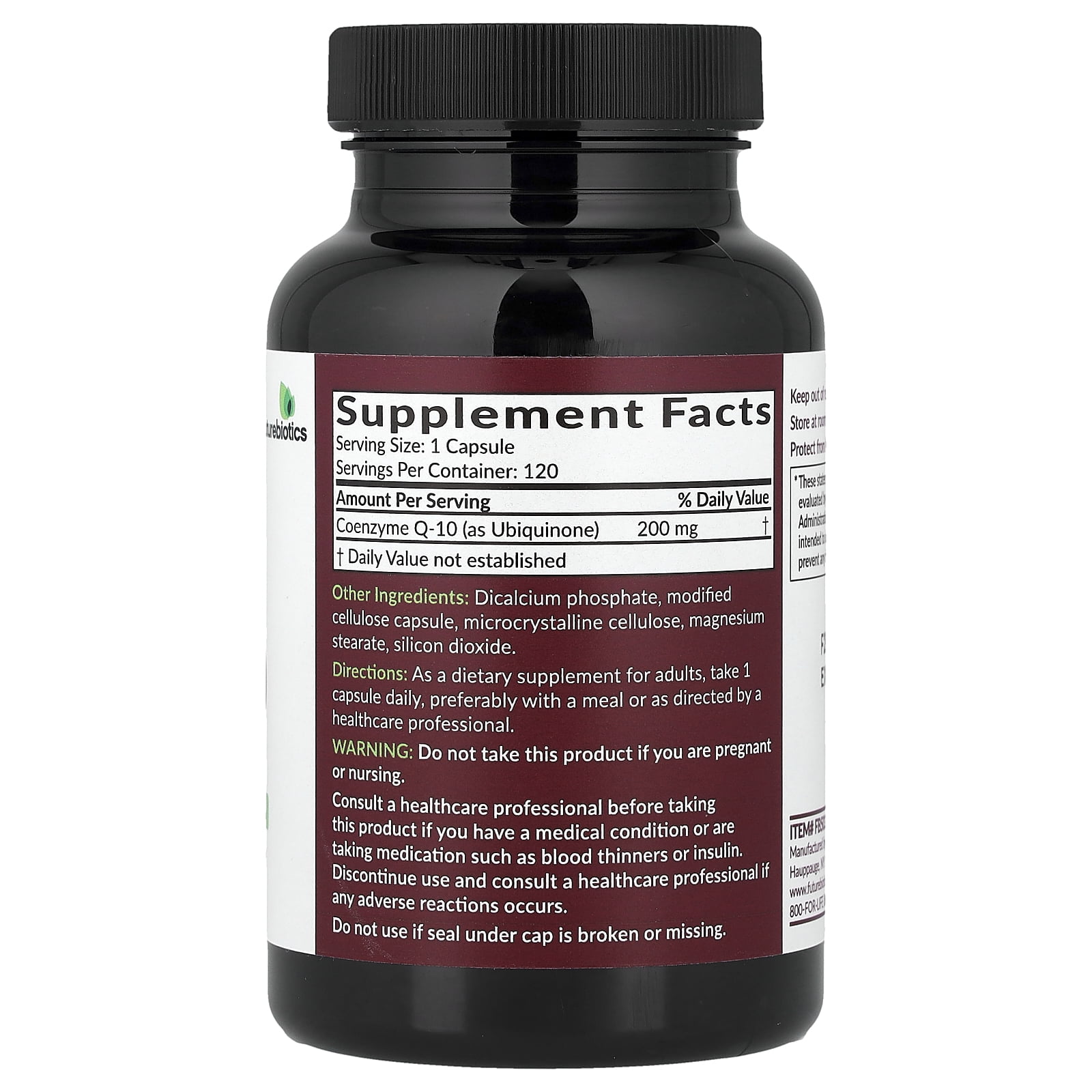 Futurebiotics CoQ10, 200 mg, 120 Vegetarian Capsules