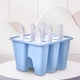 thumbnail image 4 of Moldes Para Paletas Bandeja de moldes de paletas de hielo de bricolaje para el hogar para hacer helados de silicona (azul de 6 celdas) Likrtyny Libre de BPA, 4 of 8