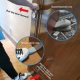 thumbnail image 4 of Tope de puerta Tope de goma para puerta, atasco de puerta resistente con soporte para puerta, adecuado para espacio libre inferior de puerta dentro de 0,9 pulgadas, funciona en tod, 4 of 5
