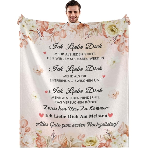 LHSHID Birthday Gift Blanket Flannel Soft and Comfortable Anti static Bed Sofa Blanket 50x60in